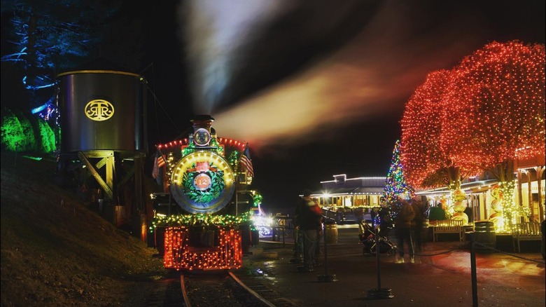 Tweetsie Railroad at Christmastime