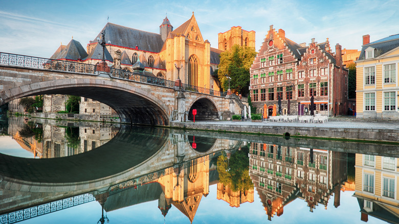 ghent, belgium - st. michael's