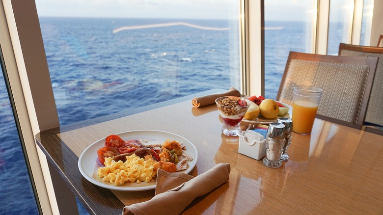 Window seat in cruise ship