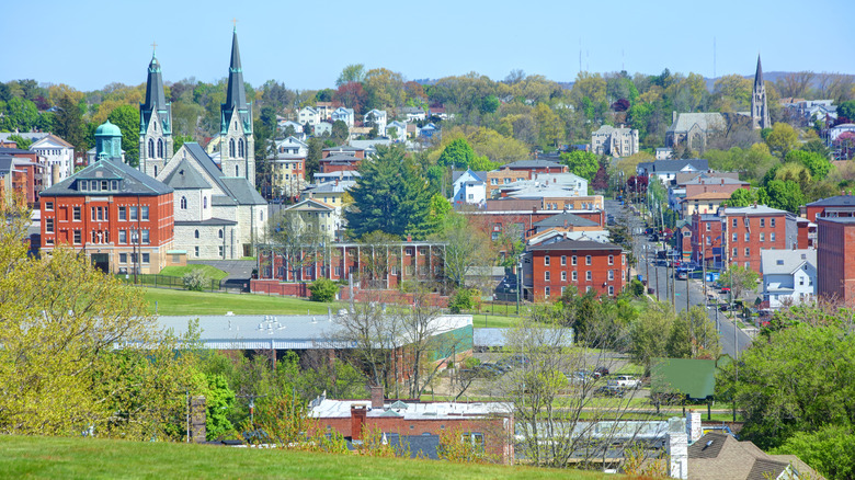 Skyline of New Britain, Connecticut