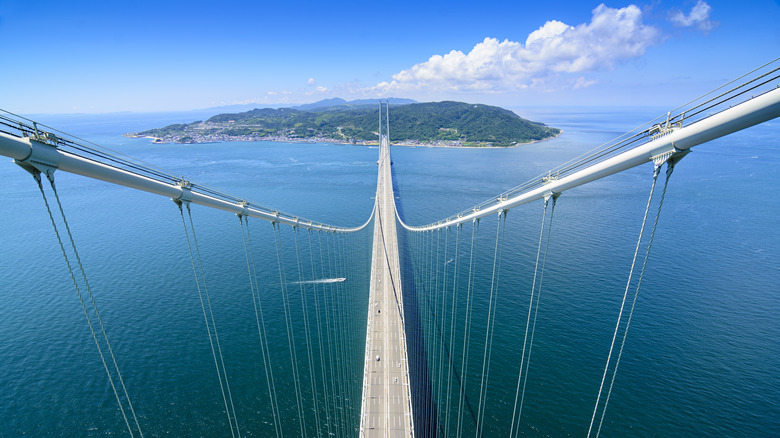 Awaji Island from Akashi Kaikyo