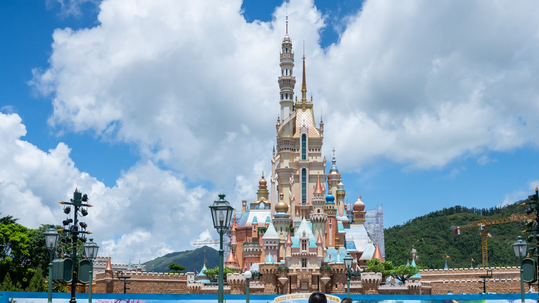 castle at Hong Kong Disneyland