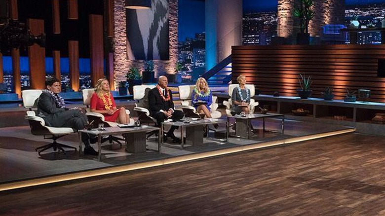 The Sharks on "Shark Tank"