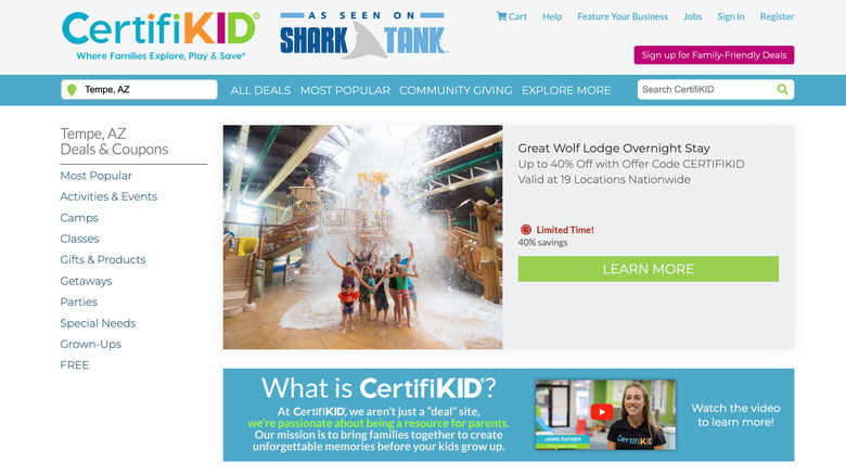 CertifiKID website homepage