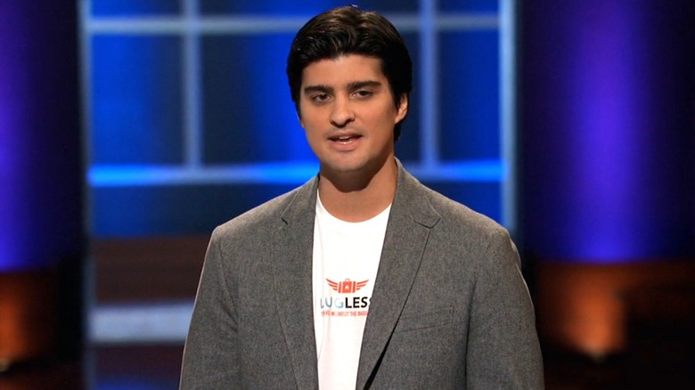 Brian Altomare pitching LugLess on Shark Tank