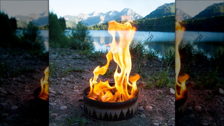 Radiate portable campfire 