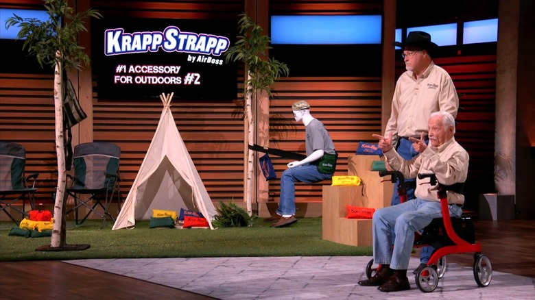 Bob Legg and Keith Lindsey pitch Krapp Strapp on Shark Tank Season 15