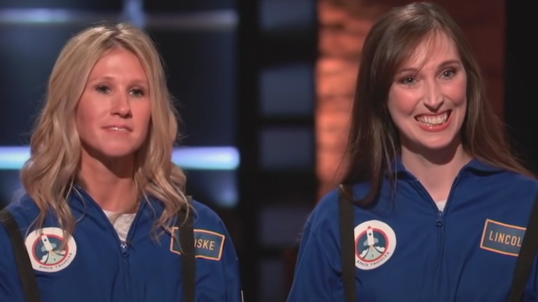 Rachel Lincoln and Krissy Pruske on "Shark Tank" 