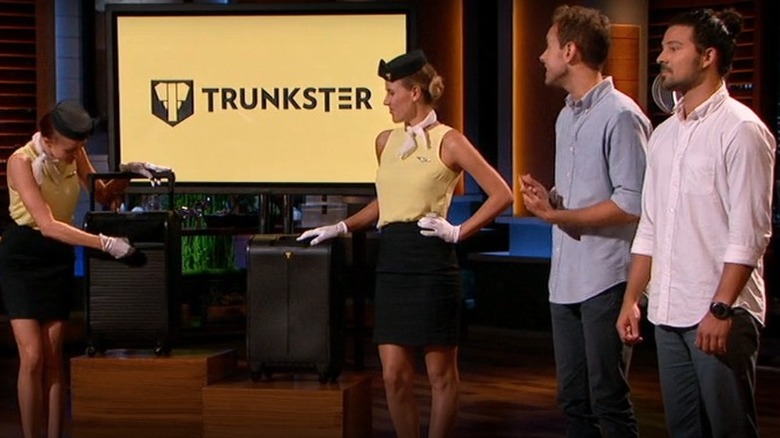 Trunkster team on Shark Tank