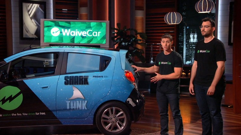 Zoli Honig and Isaac Deutsch pitch Waive to sharks on Shark Tank Season 9