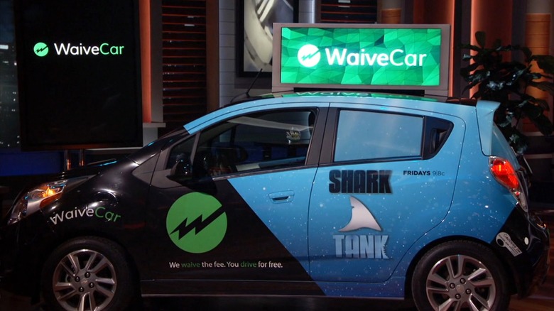 Waive car on display in Shark Tank Season 9