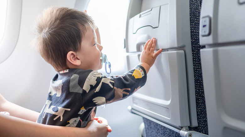 baby on plane