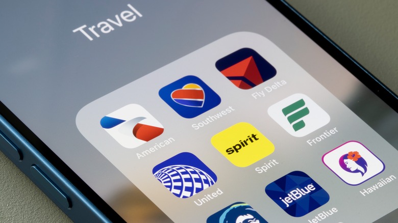 Smartphone airline apps