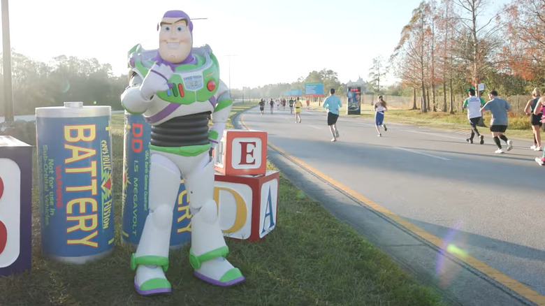 Buzz Lightyear at runDisney race