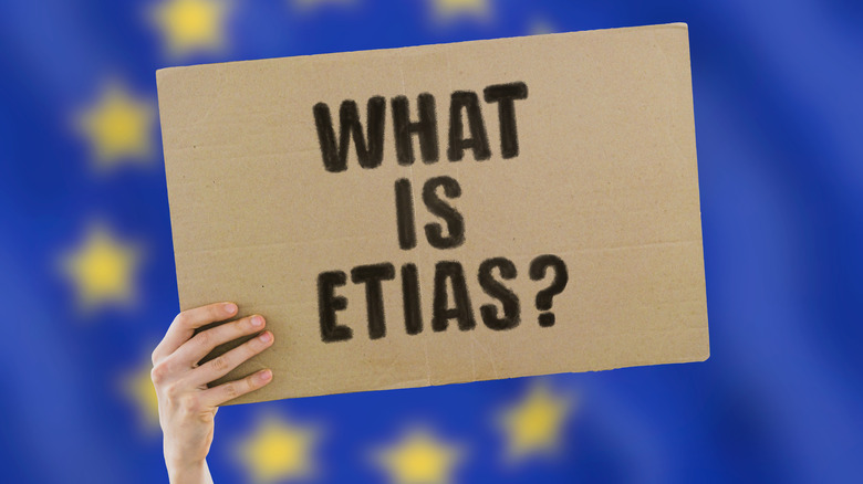 "What is ETIAS" sign