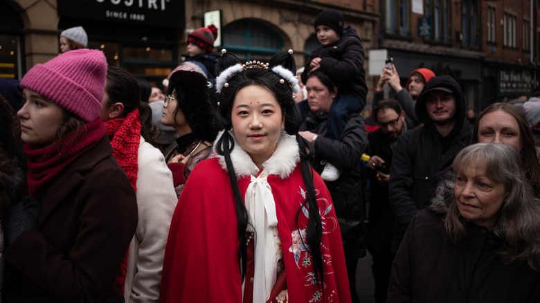 Woman in Lunar New Year 