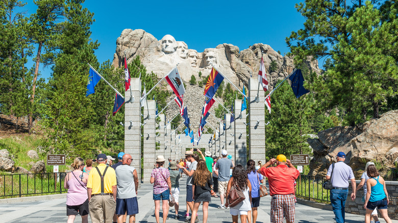 Avenue of Flags at Mount Rushmore