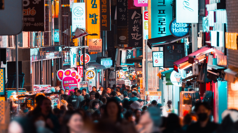 Neon signs in South Korea