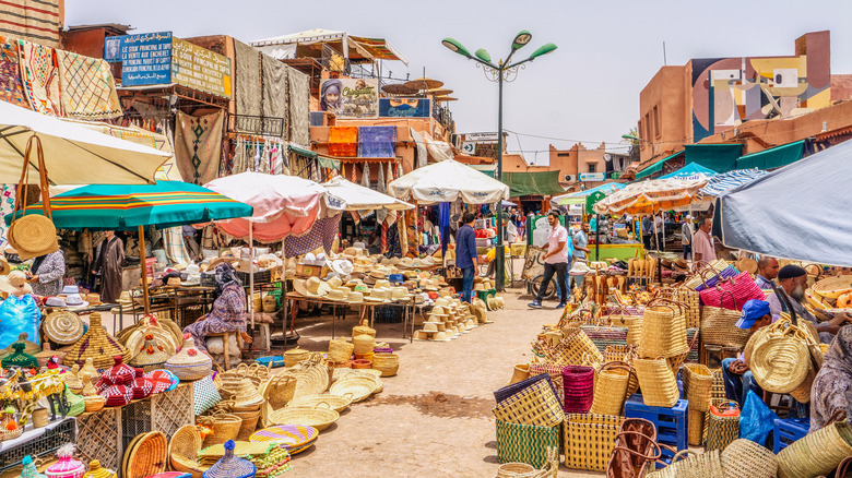 Colorful Marrakech market
