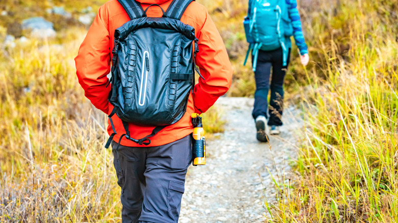 hikers carrying bear spray