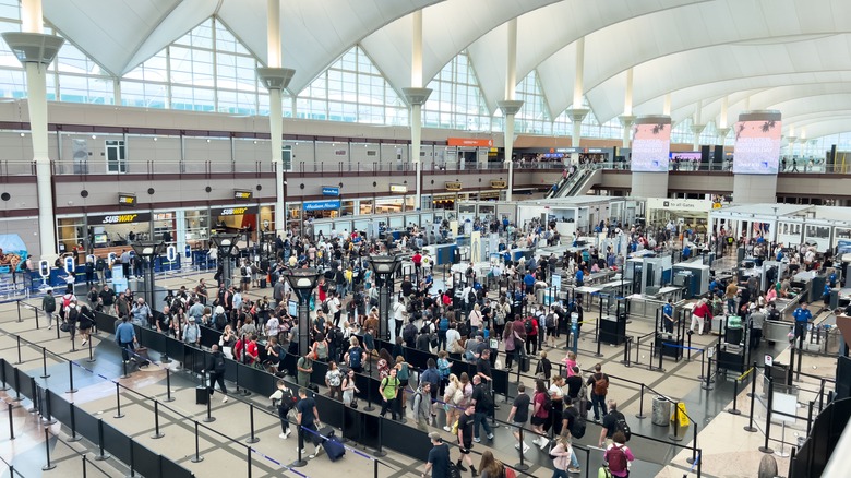 security checkpoint in airport