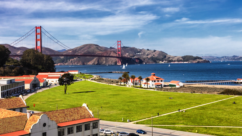 Crissy Field and Golden Gate Bridge