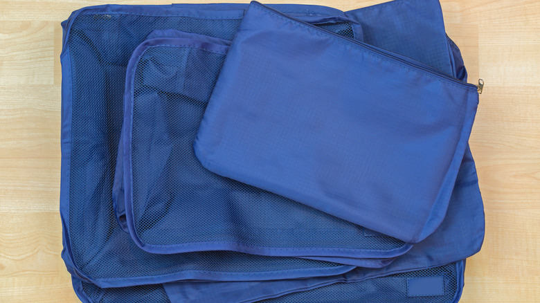 blue compression bags