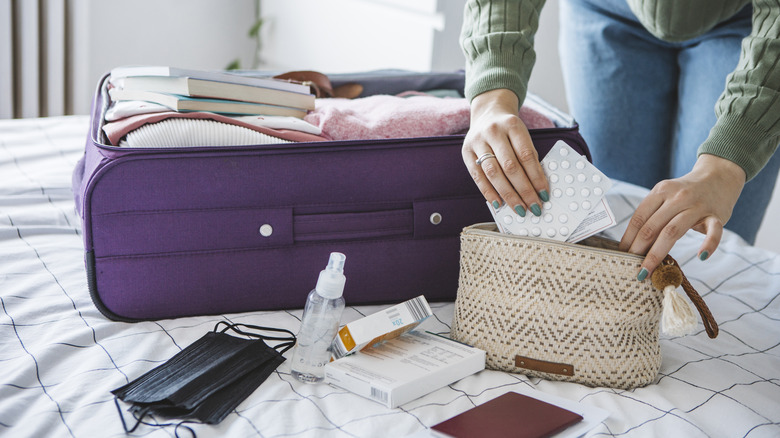 Packing medication in carry on bag