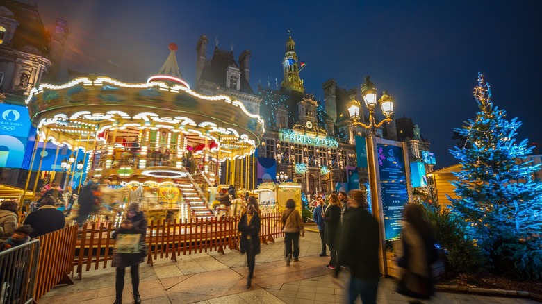 Christmas market in Paris