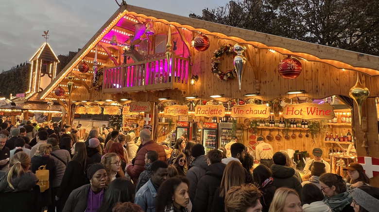 Holiday treats at a Christmas market