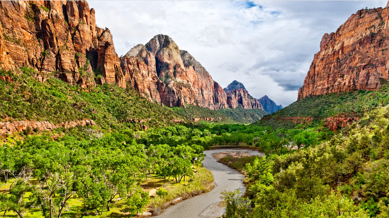 view of Zion Canyon