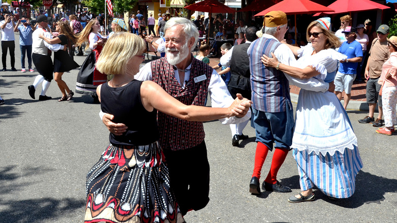 Dancing at Solvang Danish Days