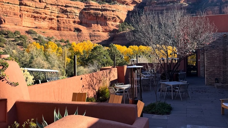 Enchantment Resort outdoor deck