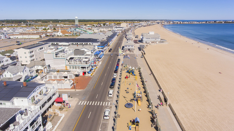 Hampton Beach from above