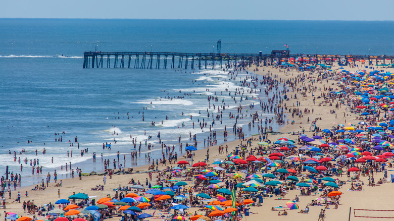 Crowds at Maryland's Ocean City