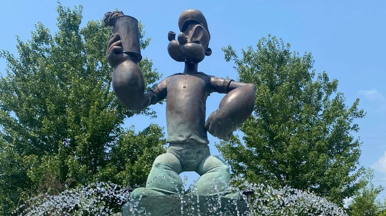 Alma's Popeye fountain