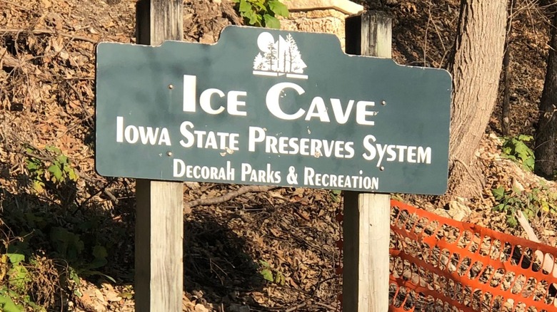 The Iowa Decorah Ice Cave