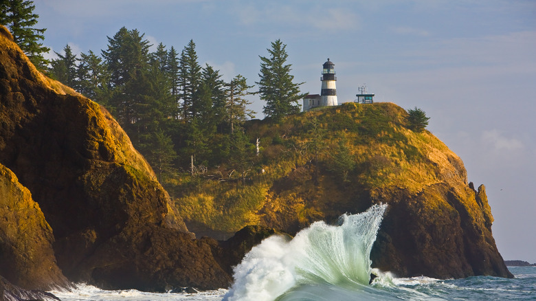 lighthouse at Cape Disappointment Washington