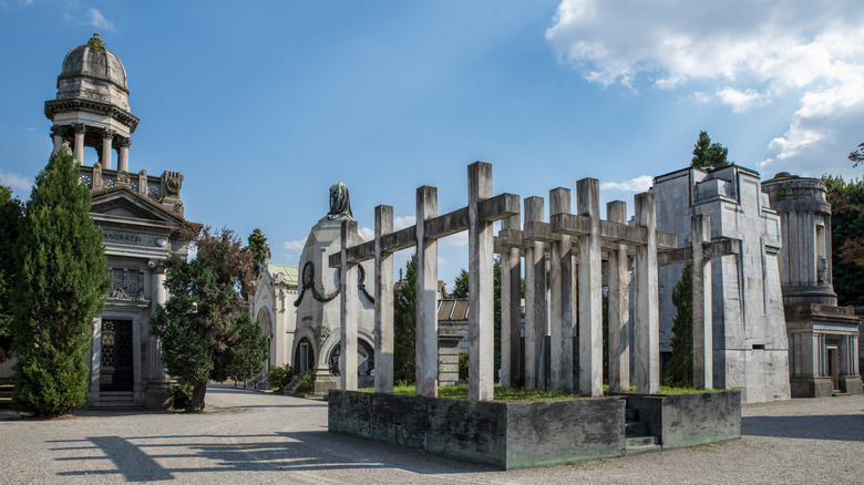Monumental Cemetery in Milan