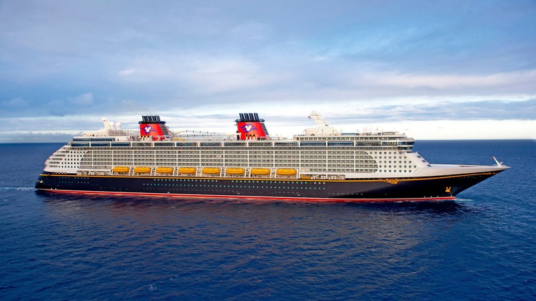 Disney Fantasy ship at sea