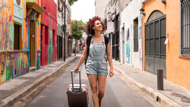 tourist in Buenos Aires, Argentina