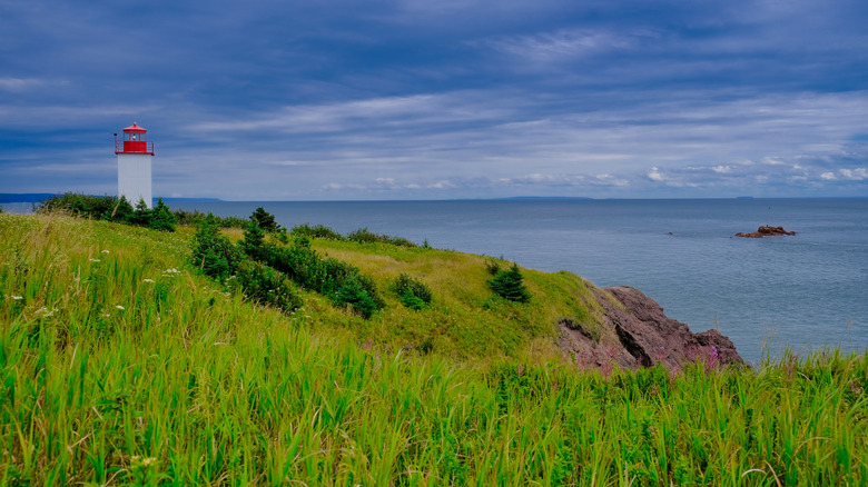 A lighthouse on the Newfoundland coast