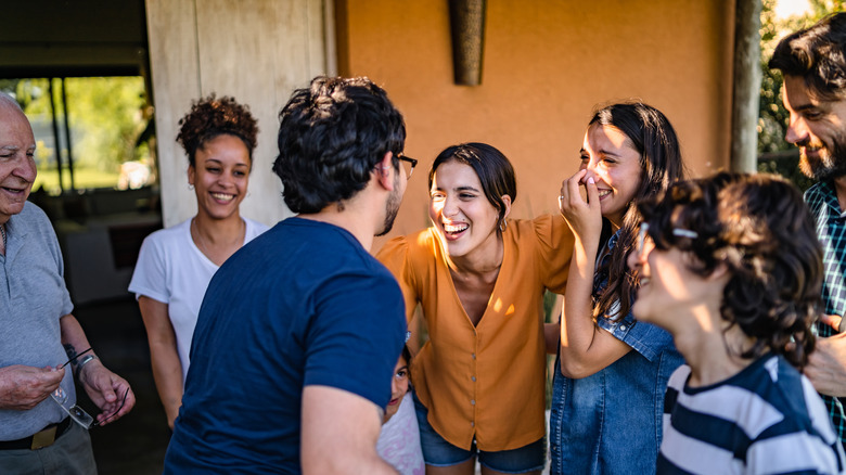 Argentinian family and friends gathering 