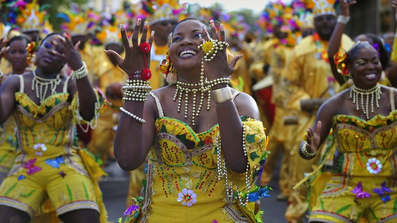 Street festival in Martinique