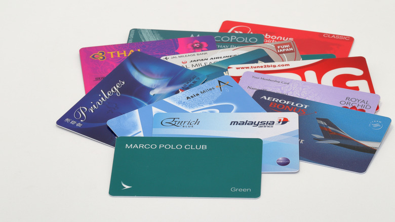 Different frequent flyer cards