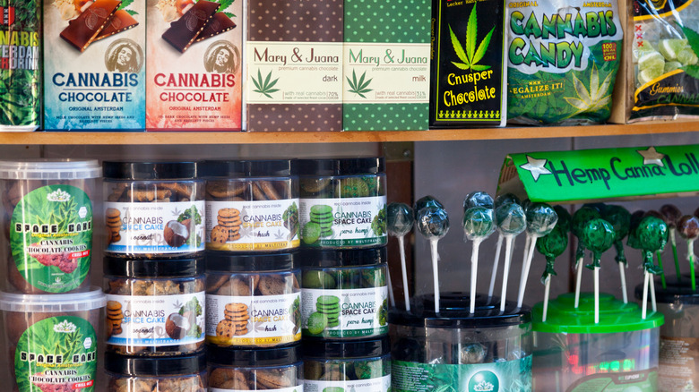 Cannabis products on sale