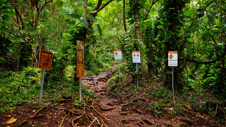 The Kalalau Trail in Hawaii 