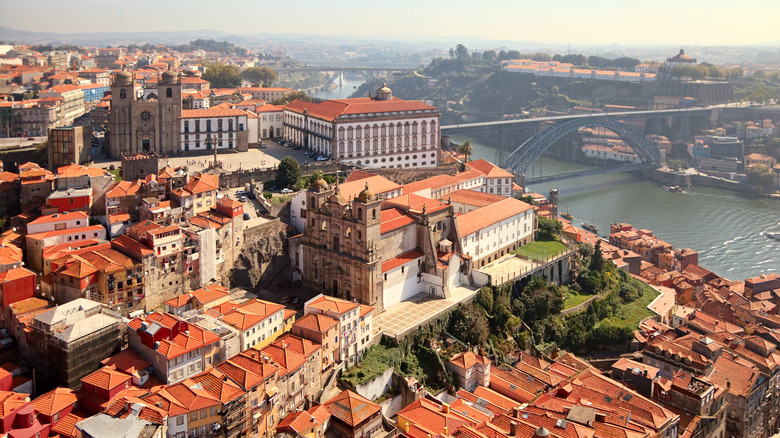 Aerial view of Porto