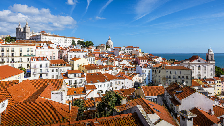 Red rooftops, Lisbon, Portugal