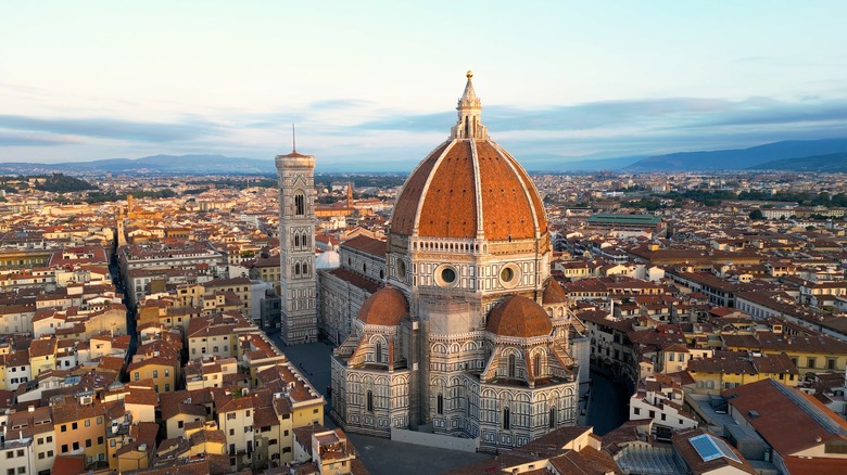 Florence Duomo surrounded by buildings